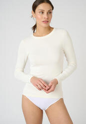 T-shirt fine côte thermique Thermolactyl Sensitive, col rond