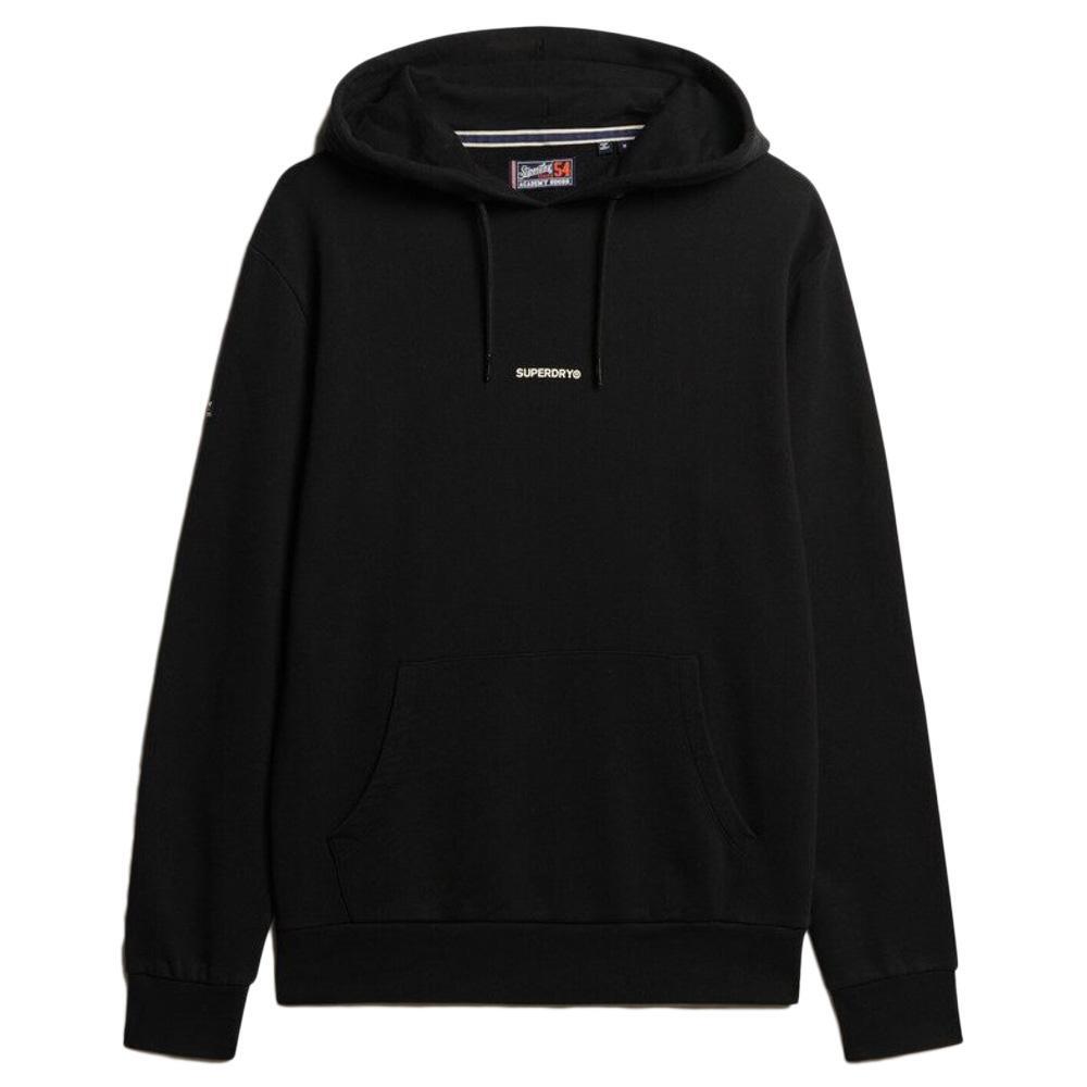Superdry Herren Hoodie Schwarz – Plain Hood 1/3