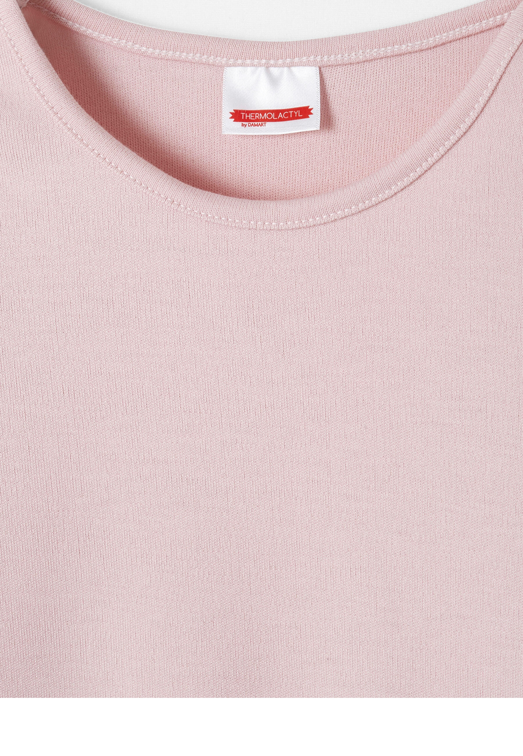 T-shirt thermique Thermolactyl manches courtes, maille classique - Rose 3/3