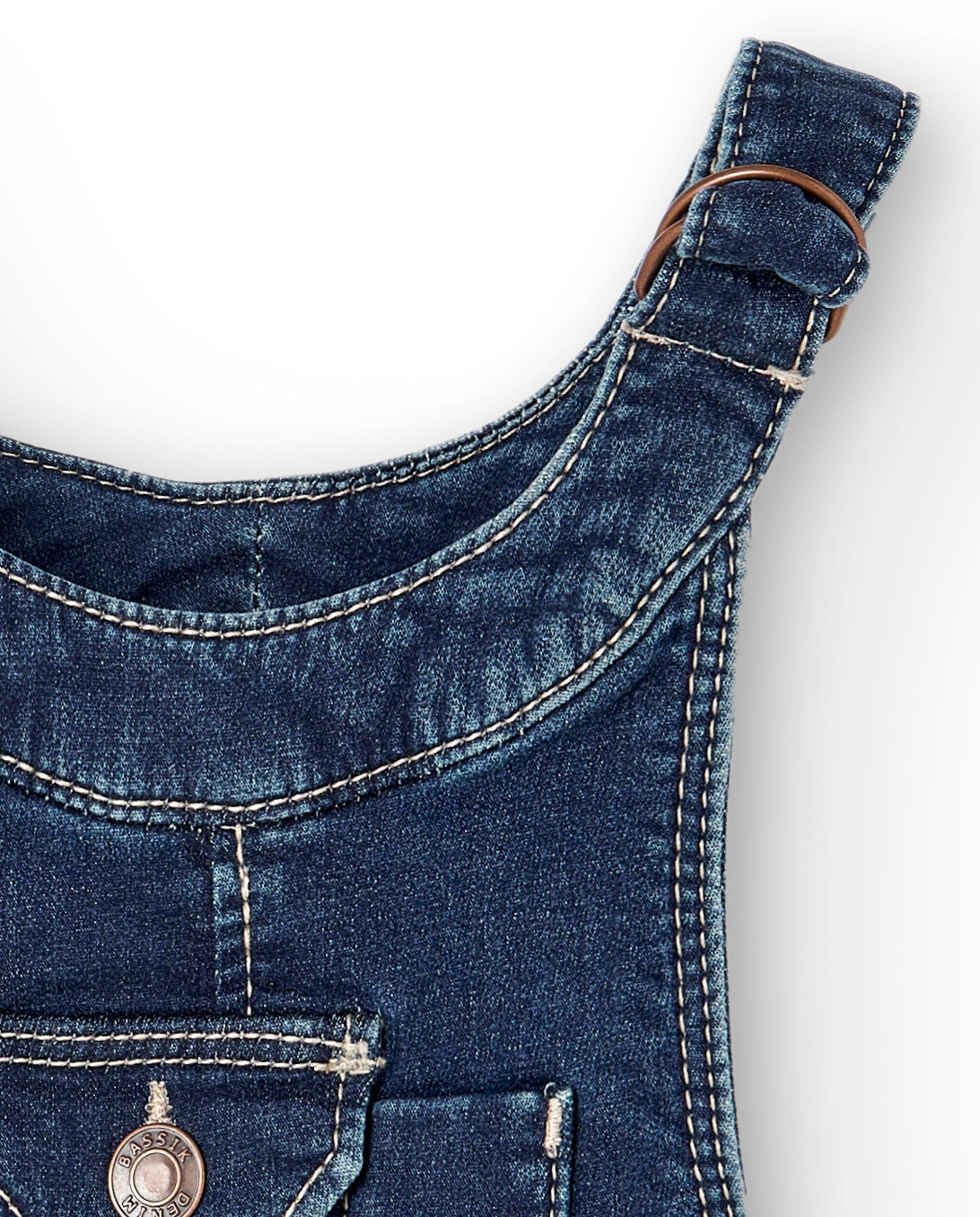 Vestido jeans para bebê menina 2/2
