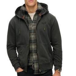 Sweat Zippé Grise Homme Superdry Essential Washed Ziphood