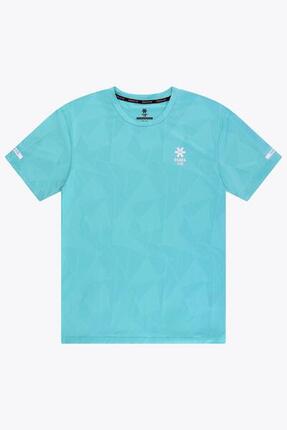 Osaka Männer Training Tee Mesh | Aquatic Blau