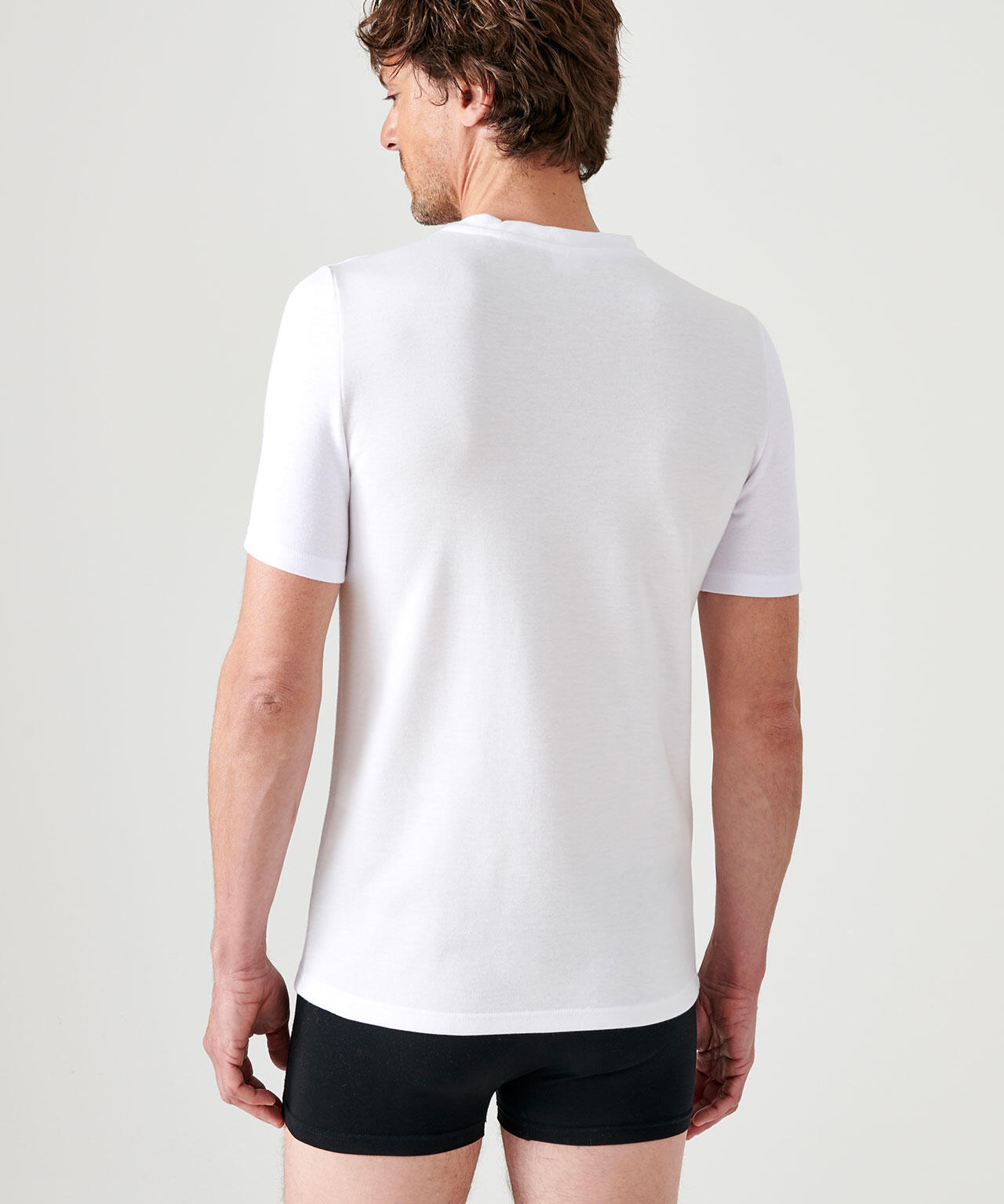 T-shirt double face col V thermique Thermolactyl 3/4