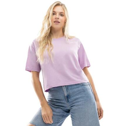 T-shirt ample crop top femme Lifestyle IBZ Eivissa Lilac Pourpre