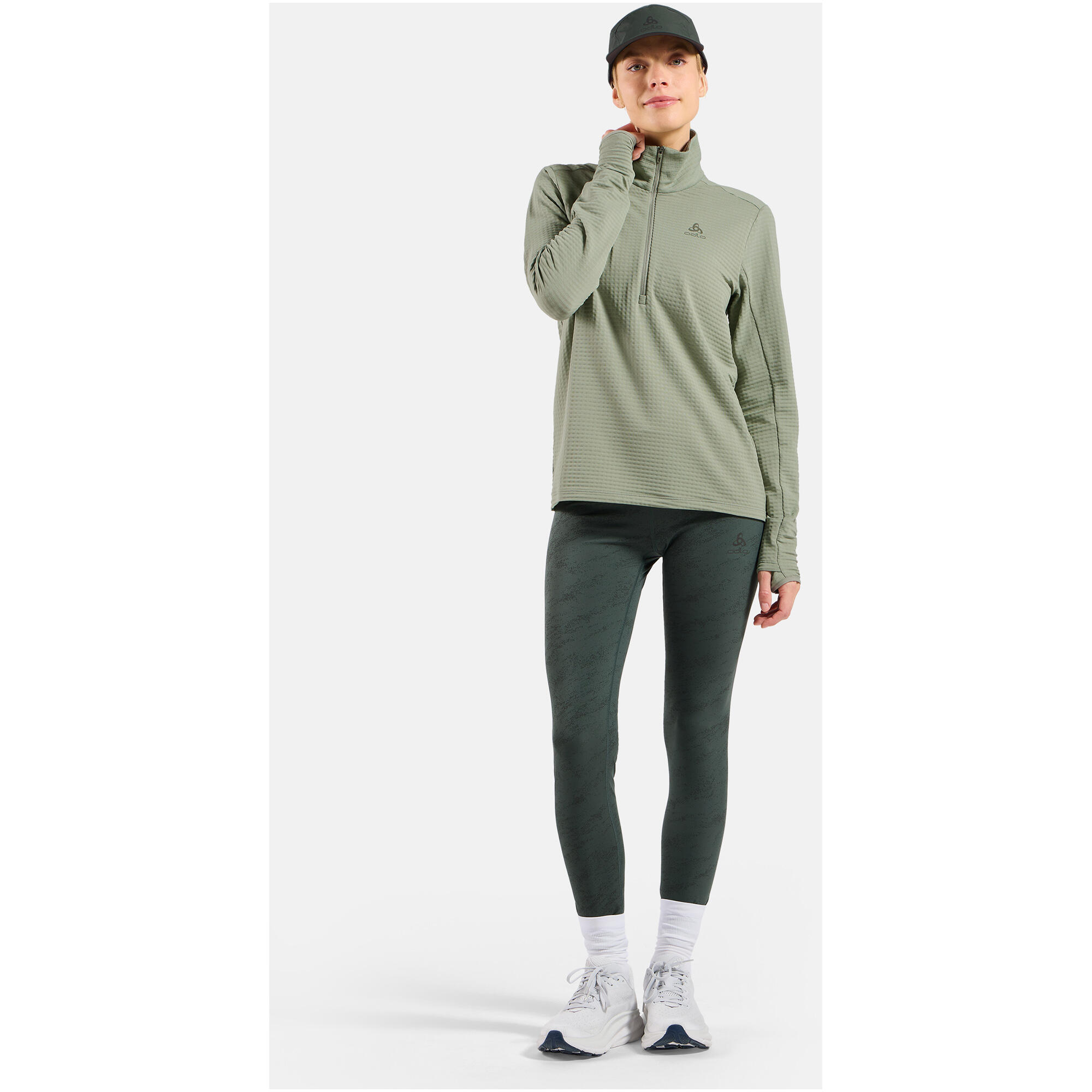 Legginsy Odlo Tights ZEROWEIGHT PRINT REFLECTIVE 2/7