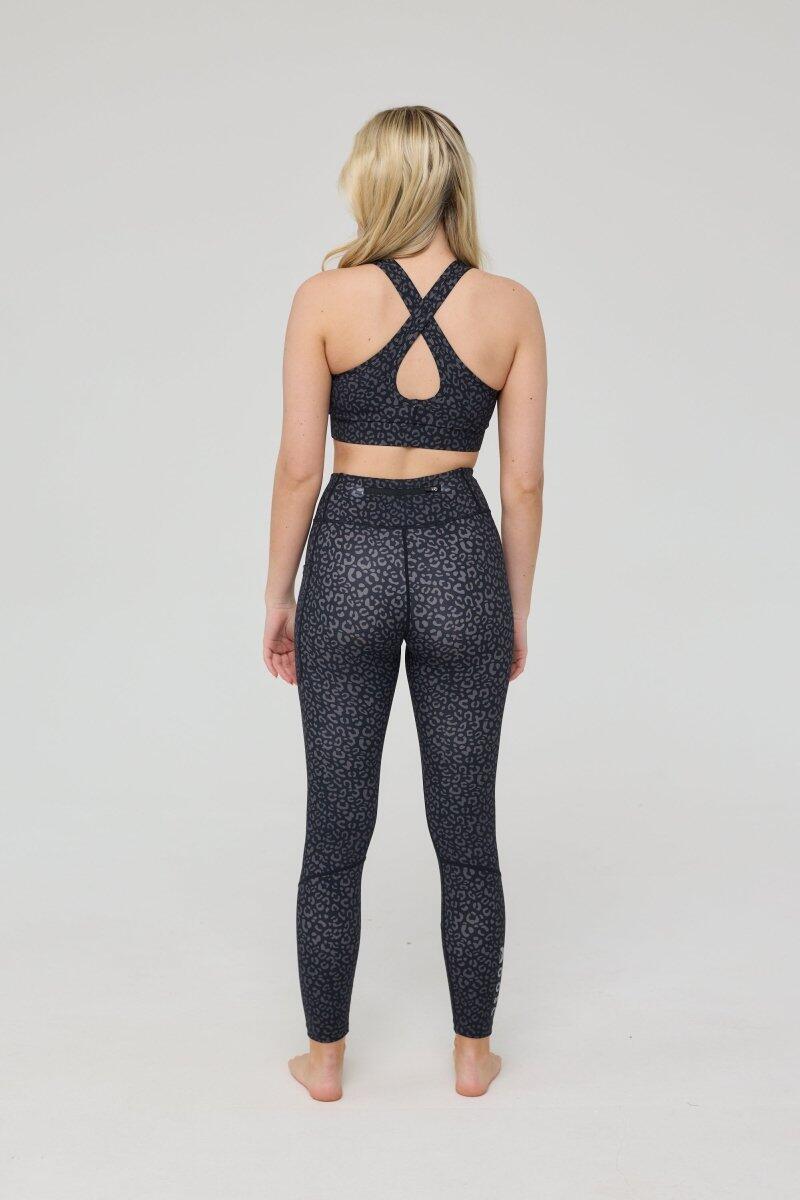 Dames Fitness Legging Hoge Taille Infinite Black Leopard 6/6