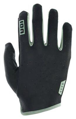 ION ION Seek Select Lange MTB-Handschuhe Schwarz/Grün