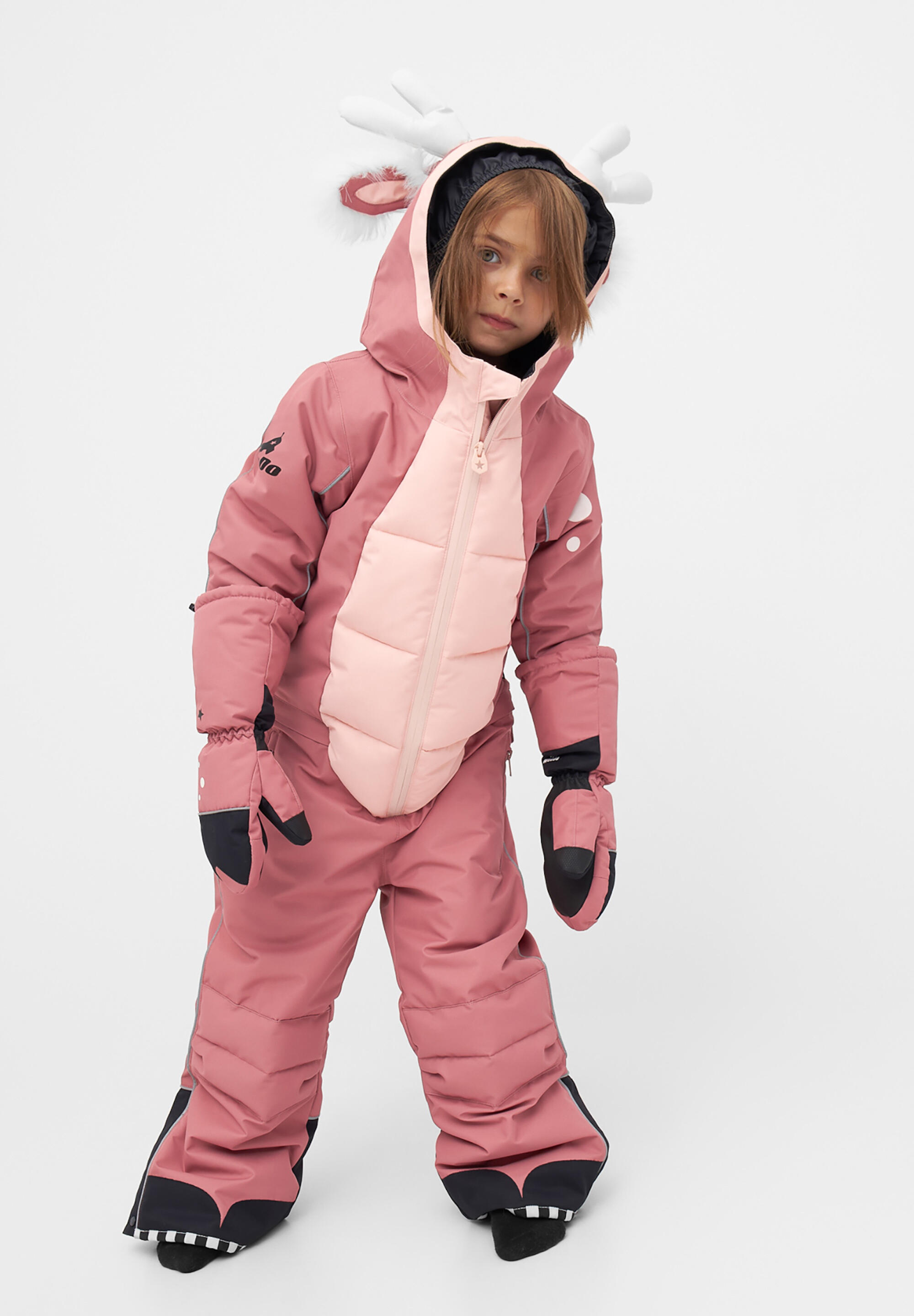 Moufles OHDEER rose respirant imperméable 2/5