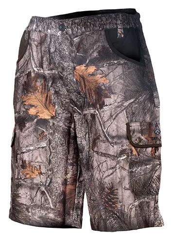 Bermuda enfant 2 poches polyester camo forest 8 à 16 ans