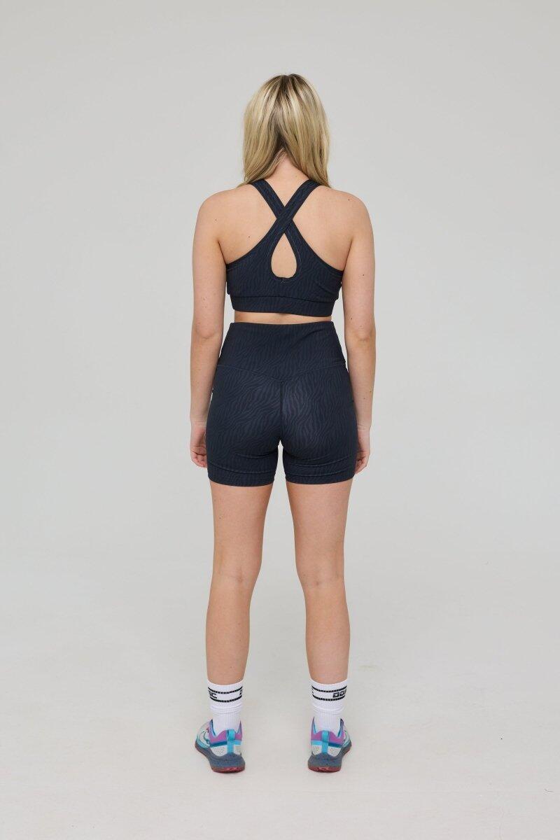 Dames Fitness Shorts Hoge Taille Infinite Black Tiger 4/4
