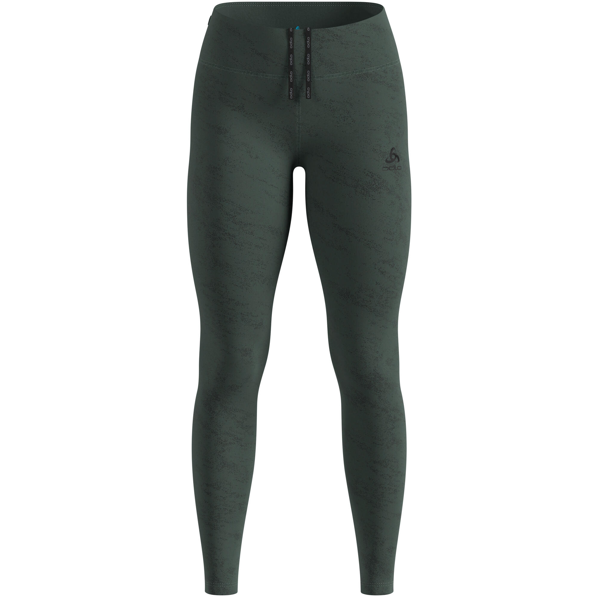 Legginsy Odlo Tights ZEROWEIGHT PRINT REFLECTIVE 6/7