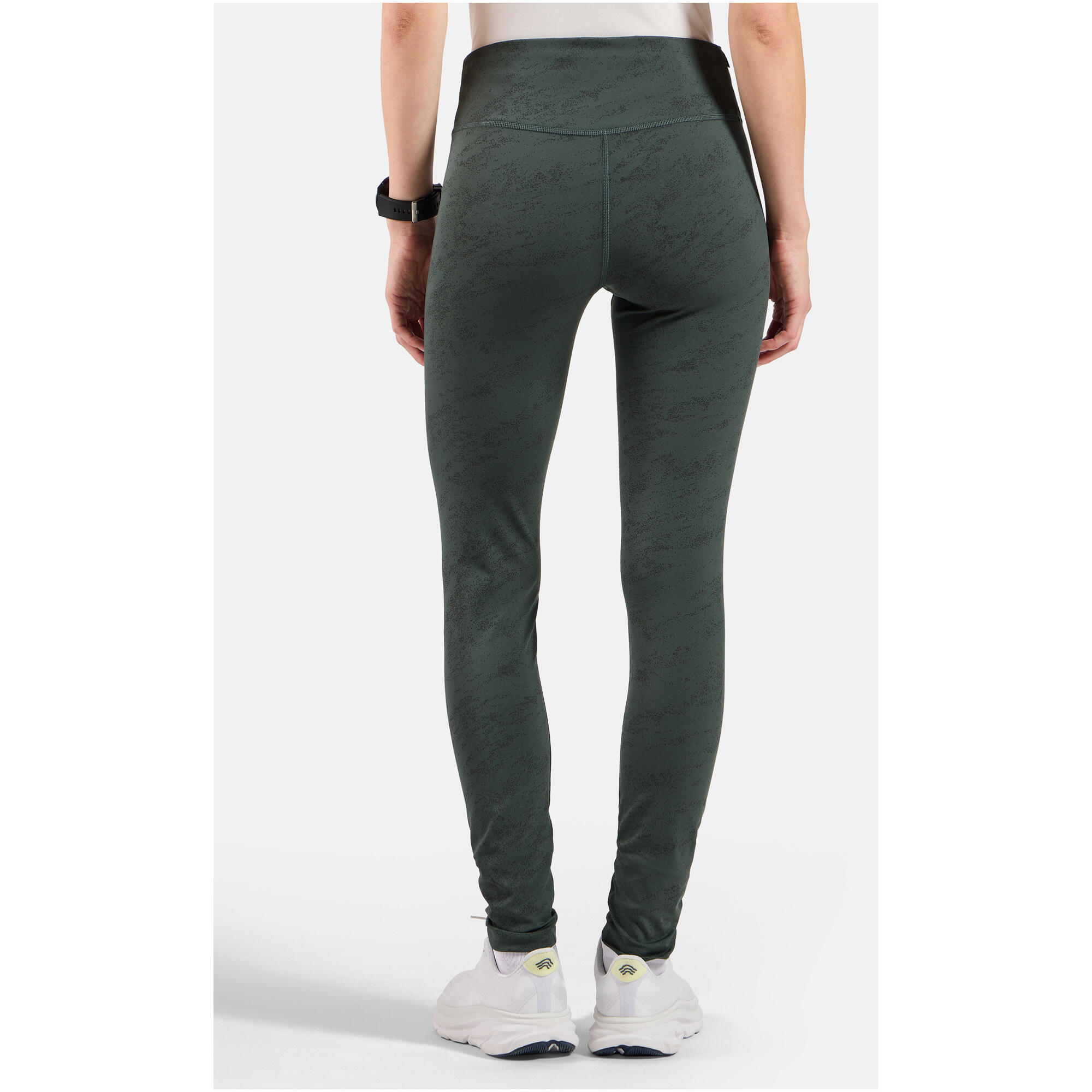 Legginsy Odlo Tights ZEROWEIGHT PRINT REFLECTIVE 4/7