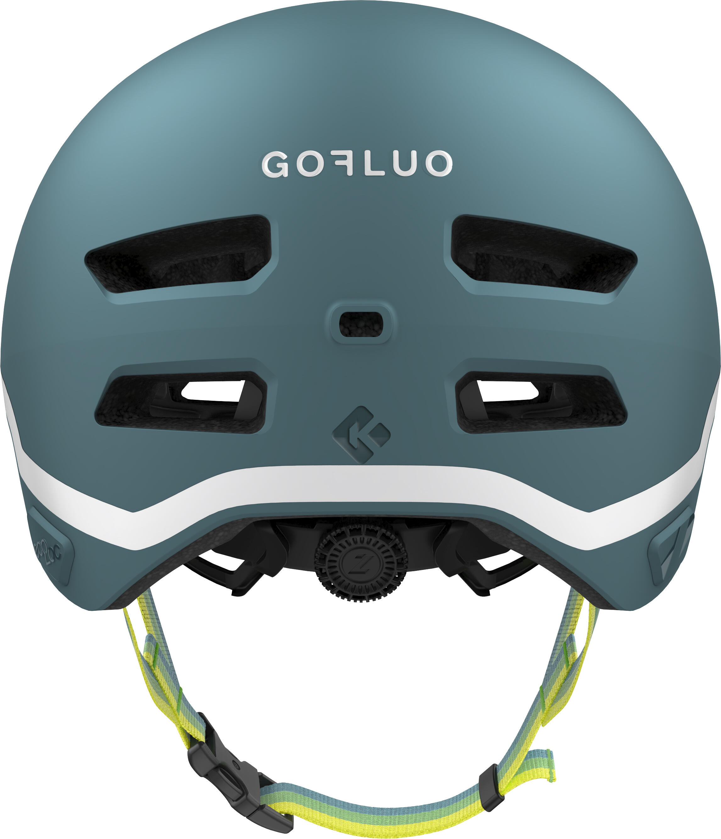 Kinder-Fahrradhelm Maze Jr KinetiCore GoFluo Edition, Matte Khaki 5/5