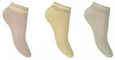 Fila 3er-Pack Damen Sneaker-Socken 39-42, nahtlos