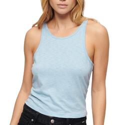 Débardeur Bleu Femme Superdry Ruched
