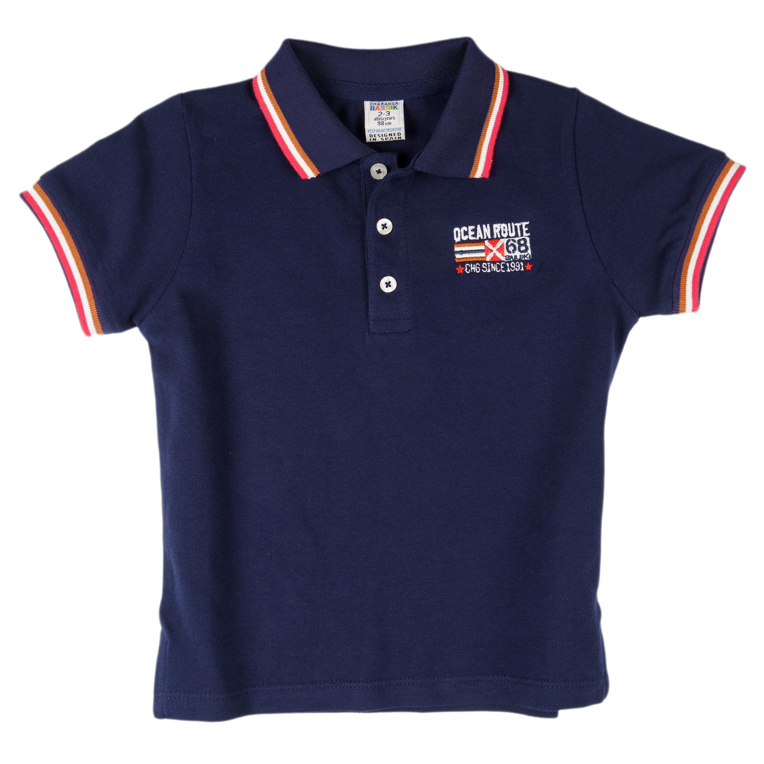 Camisa polo azul marinho 2/5