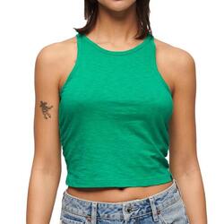 Débardeur Vert Femme Superdry Superdry Ruched
