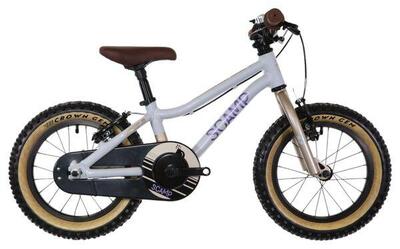 Scamp SmallFox Bambini MTB Single Speed 14'' Beige Viola