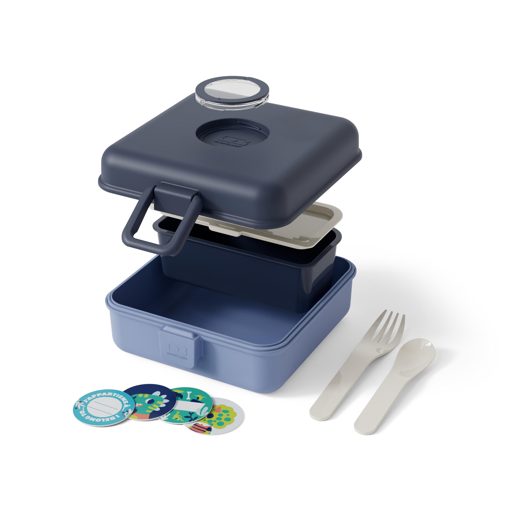 Boite repas sandwich/goûter 850ml|Enfants|Ecole, pique-nique, randonnée|Snacky 3/6