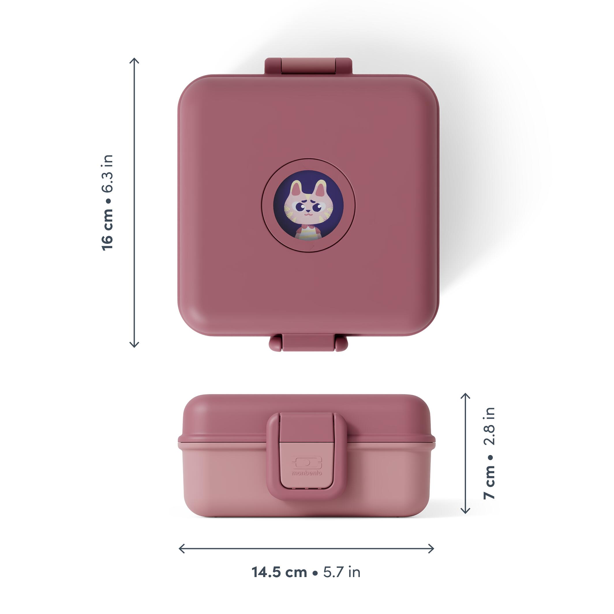 Boite repas sandwich/goûter 850ml|Enfants|Ecole, pique-nique, randonnée|Snacky 5/6