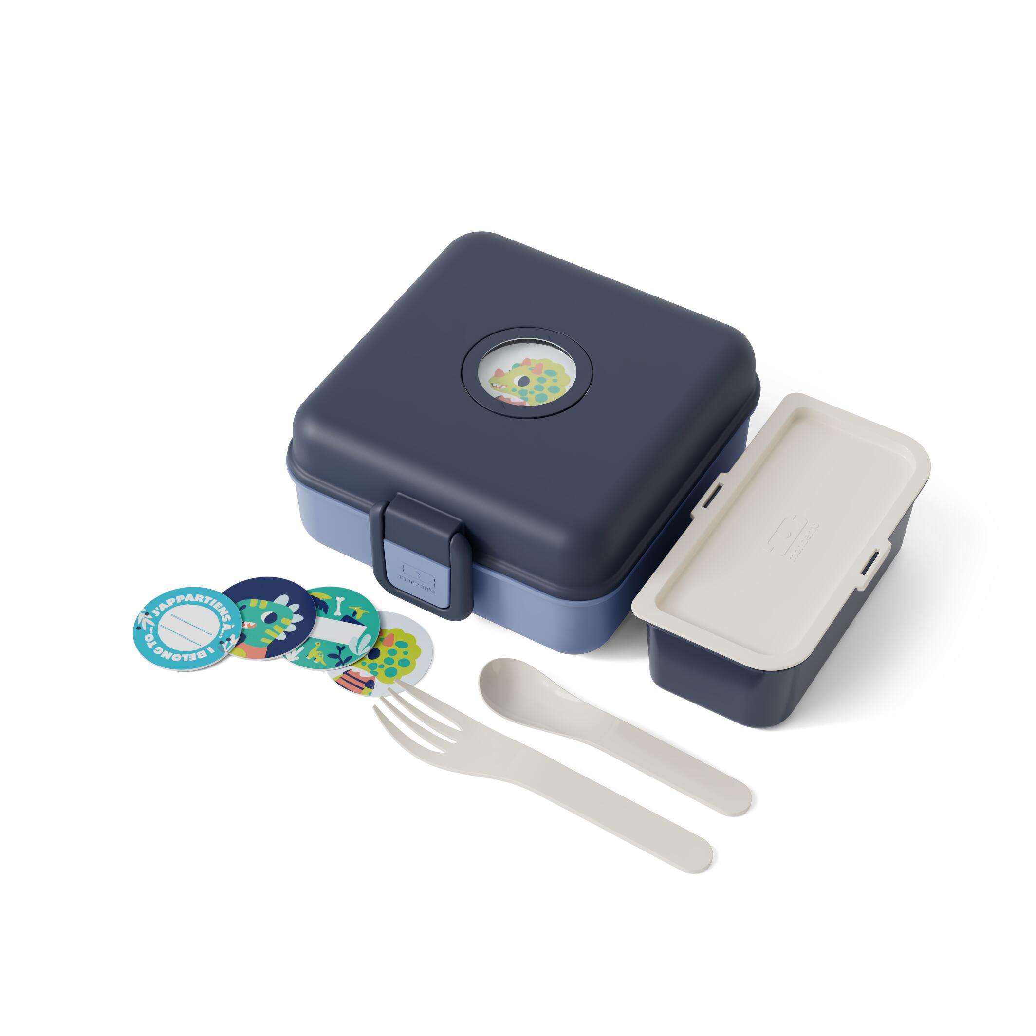 Boite repas sandwich/goûter 850ml|Enfants|Ecole, pique-nique, randonnée|Snacky 2/6