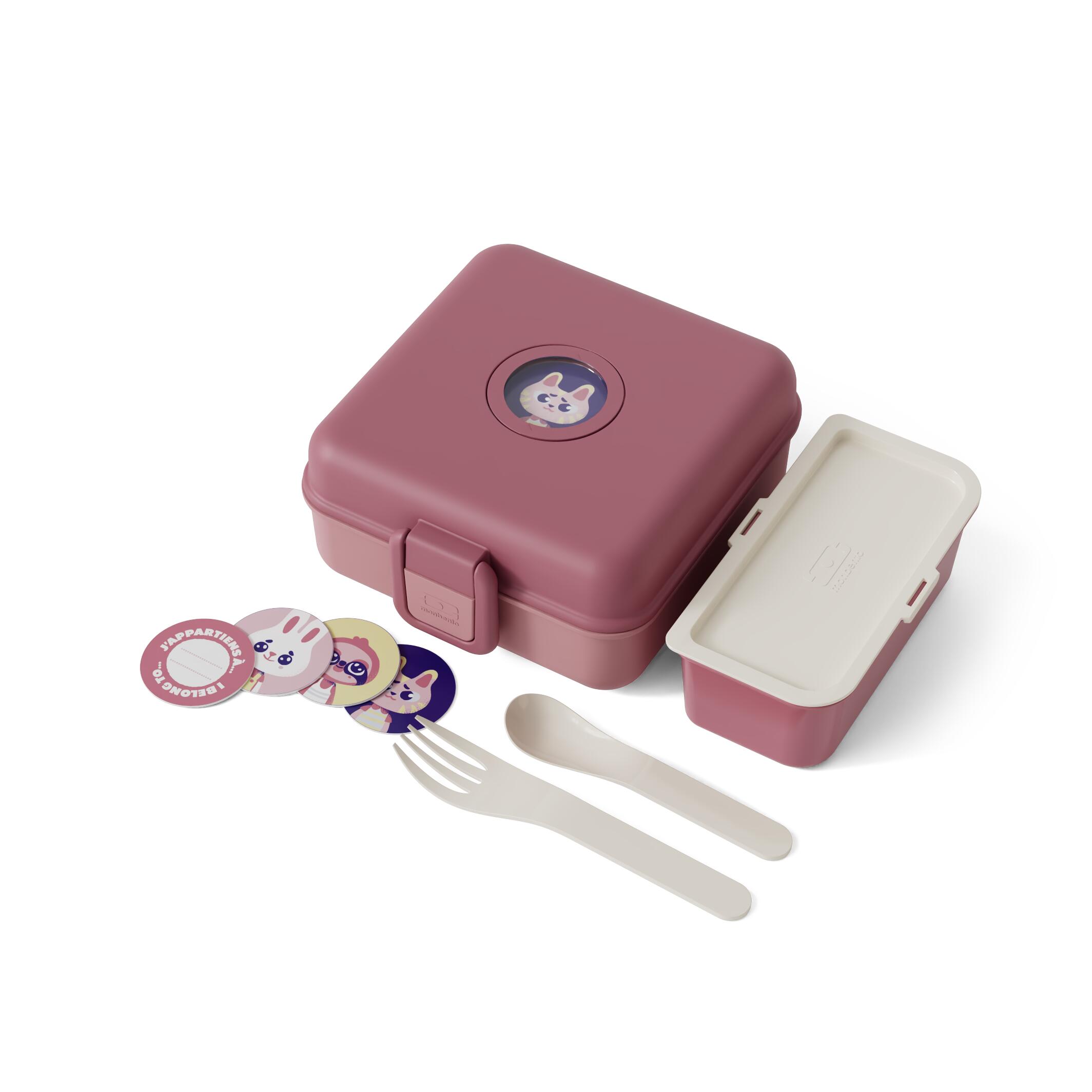 Boite repas sandwich/goûter 850ml|Enfants|Ecole, pique-nique, randonnée|Snacky 2/6