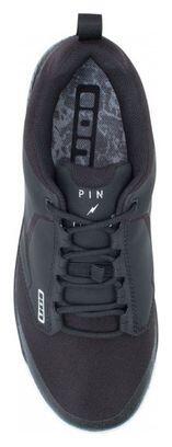 Paar schwarze ION Scrub MTB Schuhe 4/4