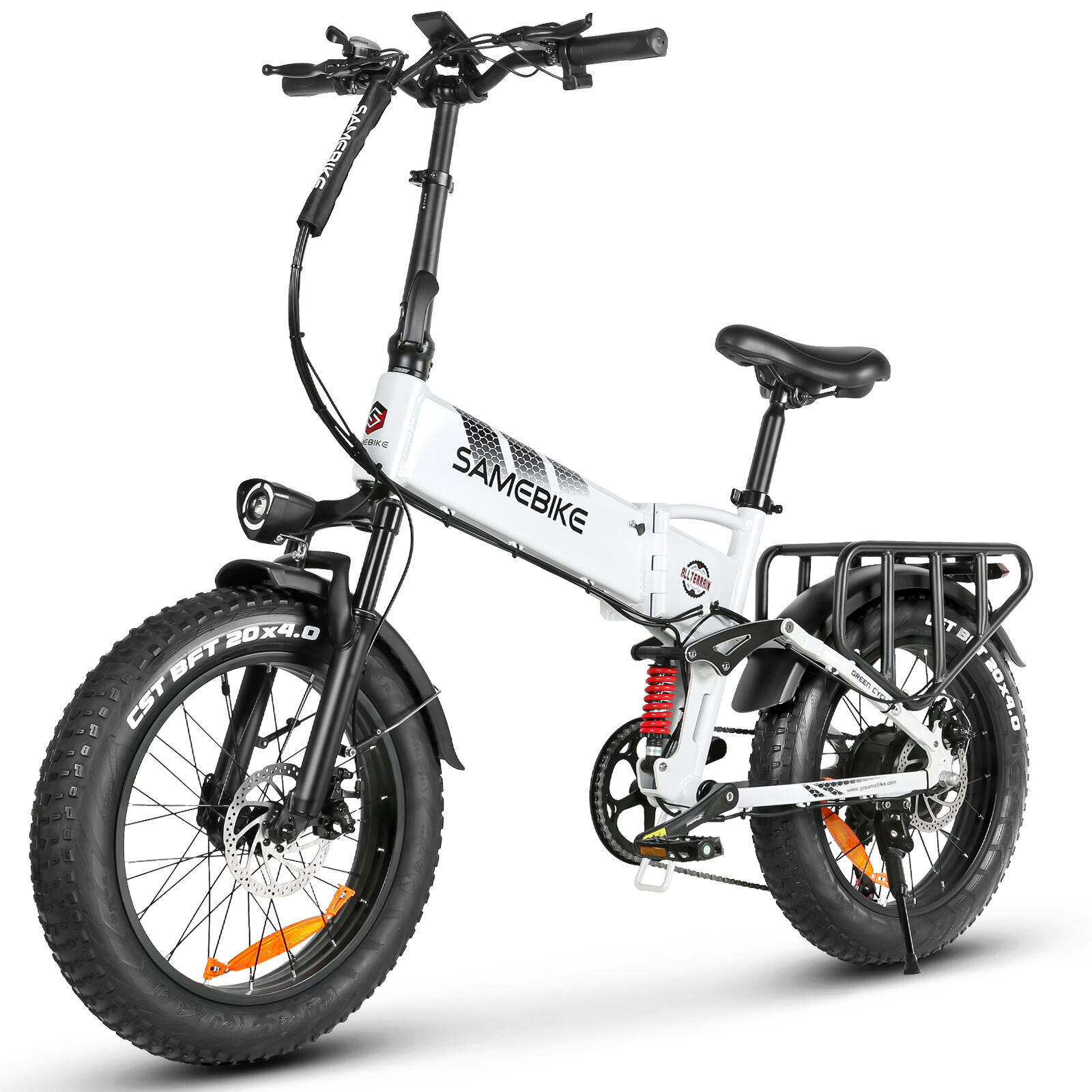 SAMEBIKE Bicicleta Elétrica Dobrável SAMEBIKE RS-A02 Pro com Bateria de 48V15AH