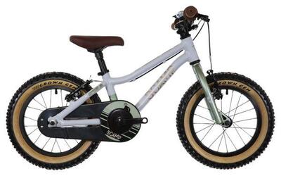 Scamp SmallFox Bambini MTB Single Speed 14'' Beige Verde Khaki