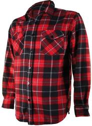 Chemise Polaire Carreaux Treeland Rouge - L