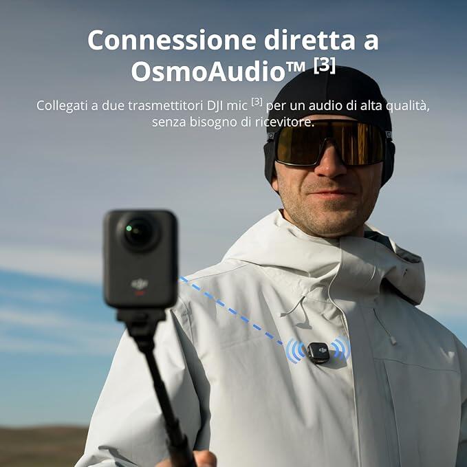 Action Camera Videocamera Osmo 360 Combo Standard, immagini da 1 pollice DJI 7/8