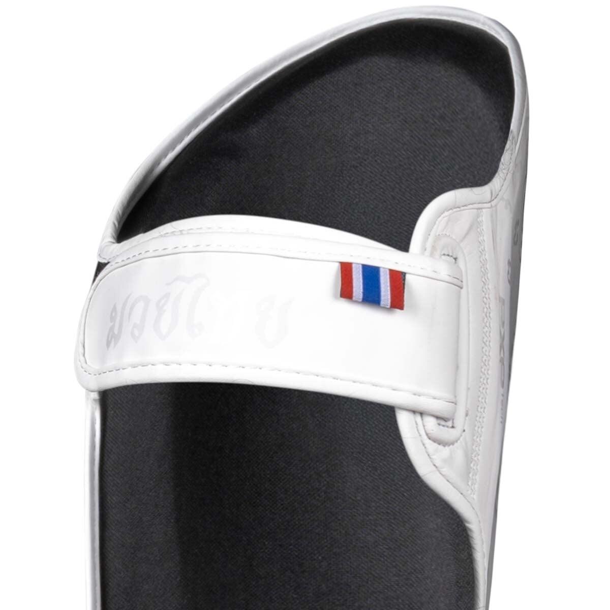 Protège-tibias Phantom Muay Thai – Blanc – L/XL 4/7