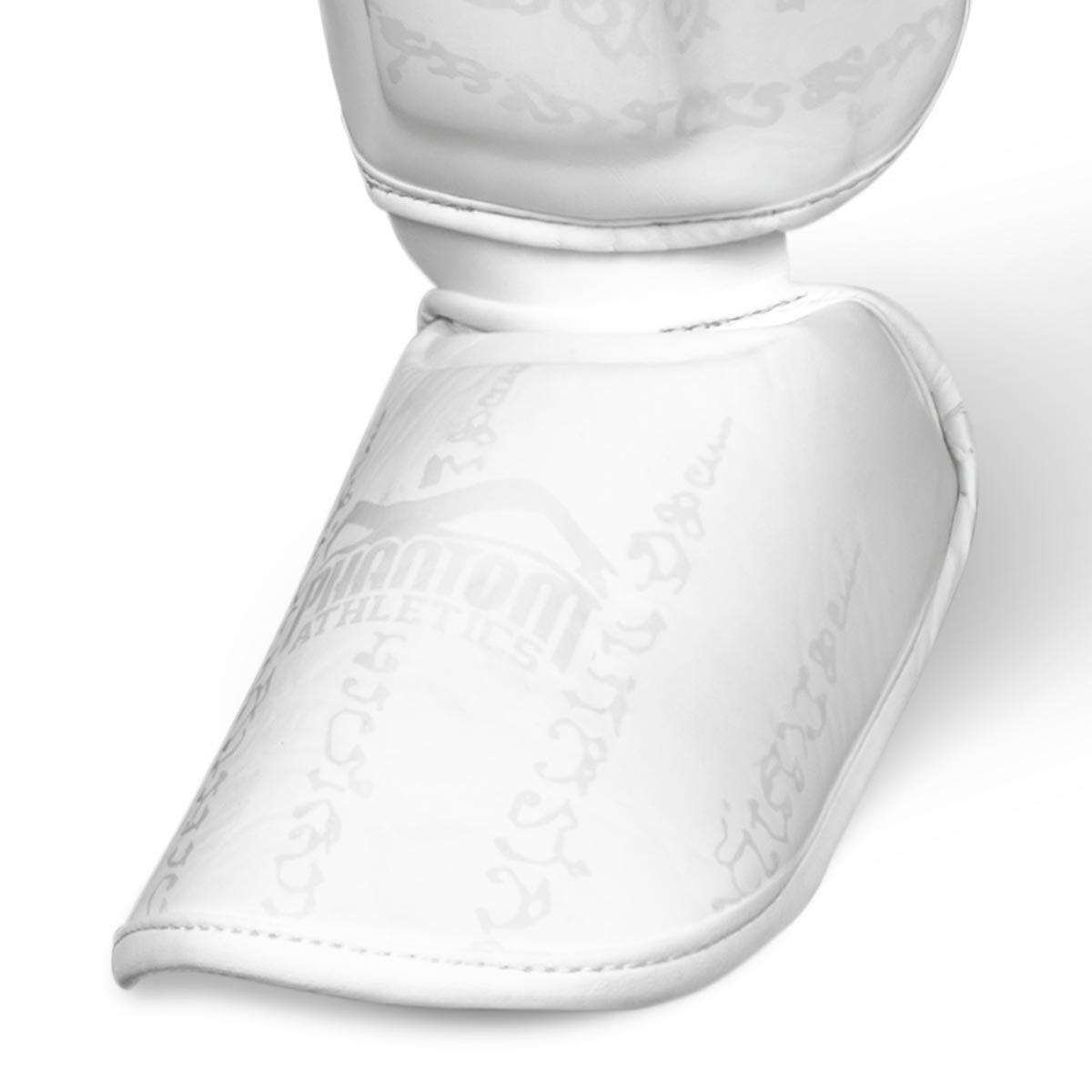 Protège-tibias Phantom Muay Thai – Blanc – L/XL 6/7