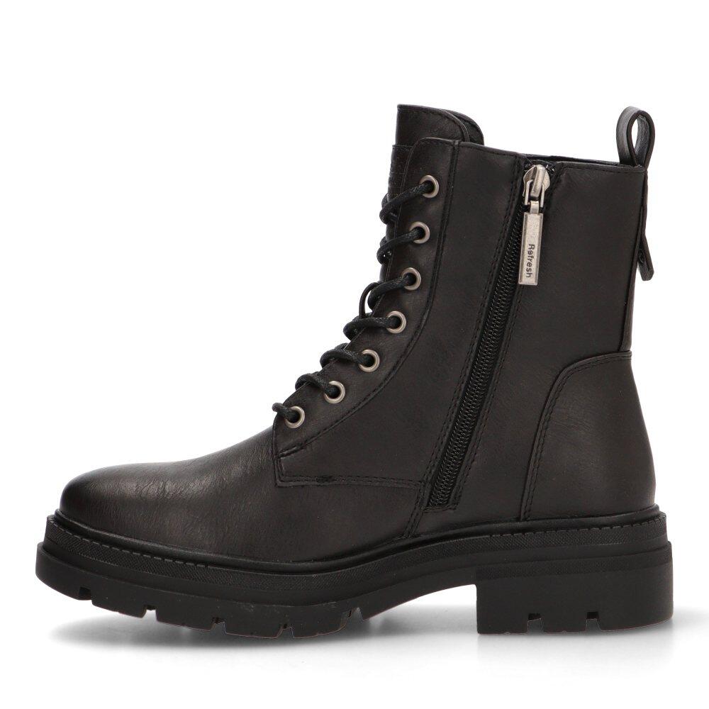 Botines Planos Mujer Refresh  Negro 3/5