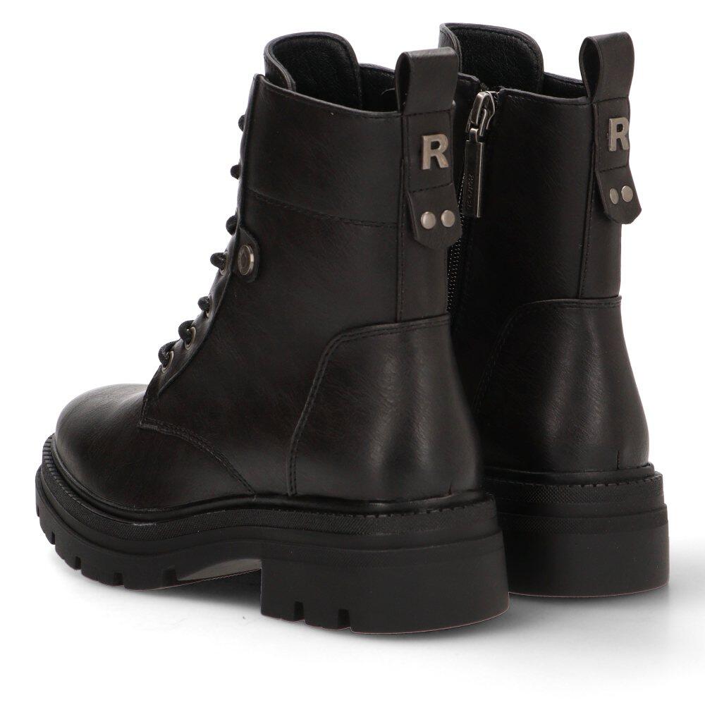 Botines Planos Mujer Refresh  Negro 4/5