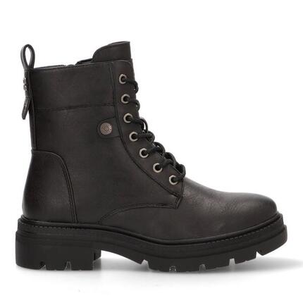 Flache Stiefeletten Damen Refresh Schwarz