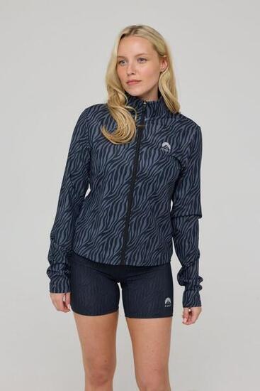 Femme Fitness Veste Zippée Crop Infinite Black Tiger