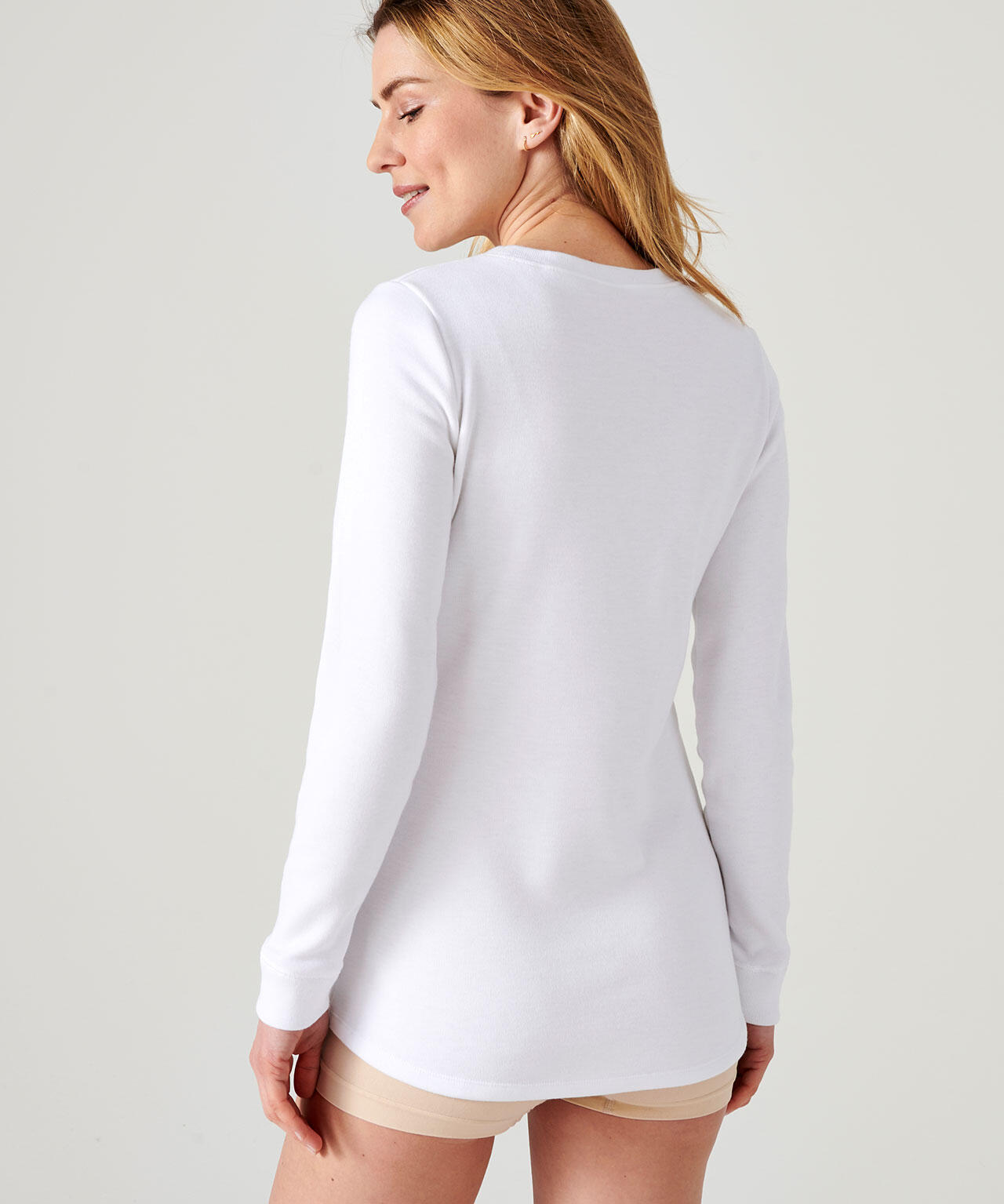 T-shirt thermique Thermolactyl manches longues, molleton gratté 3/4