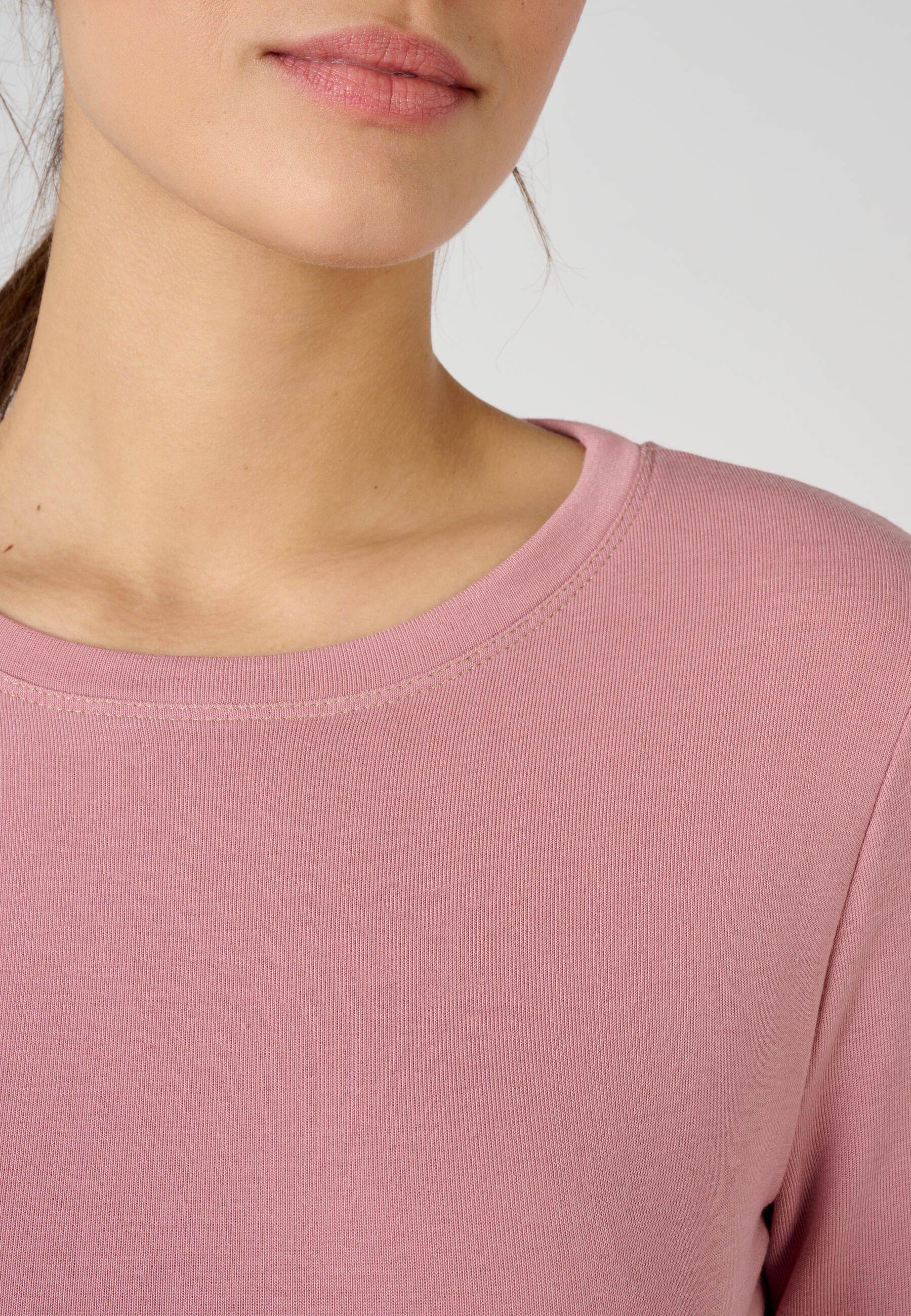 T-shirt fine côte thermique Thermolactyl Sensitive, col rond 2/5
