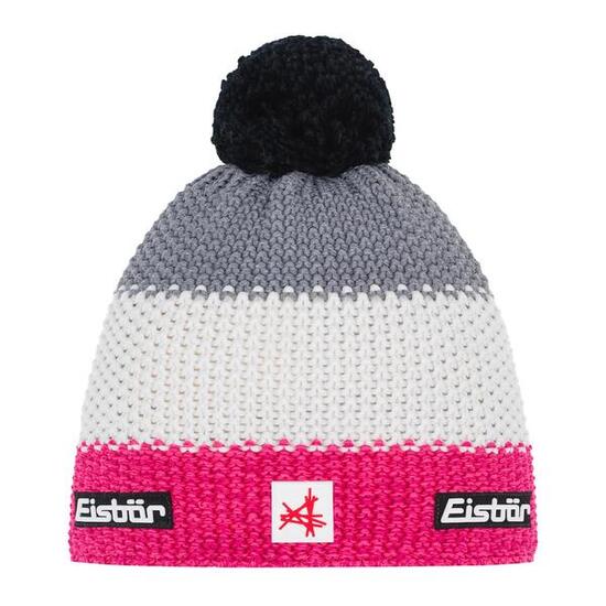 Berretto Star Ski Austria unisex invernale in pile con pompon