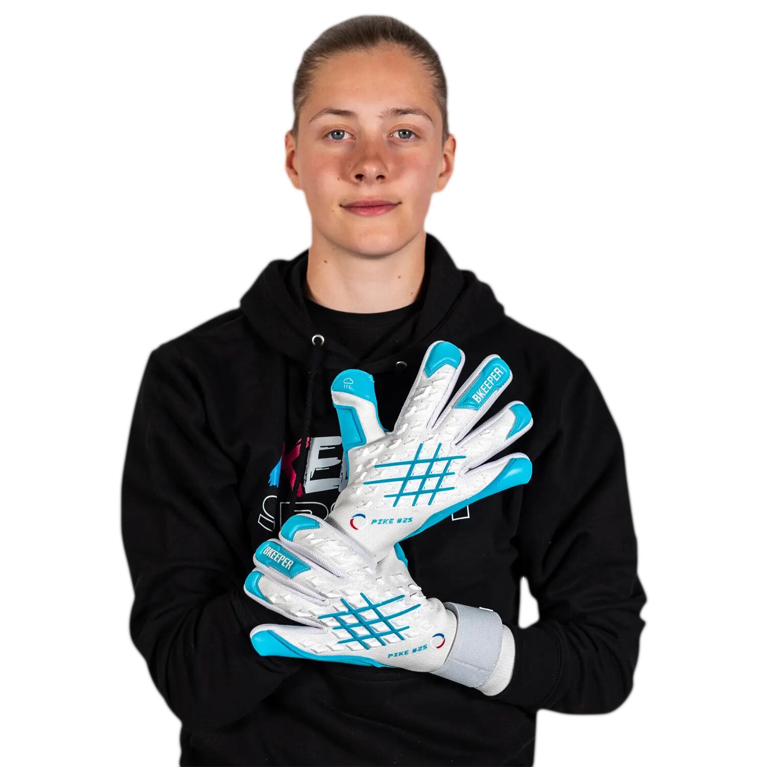 Luvas de goleiro adulto Pike #25 Aqua 2/7