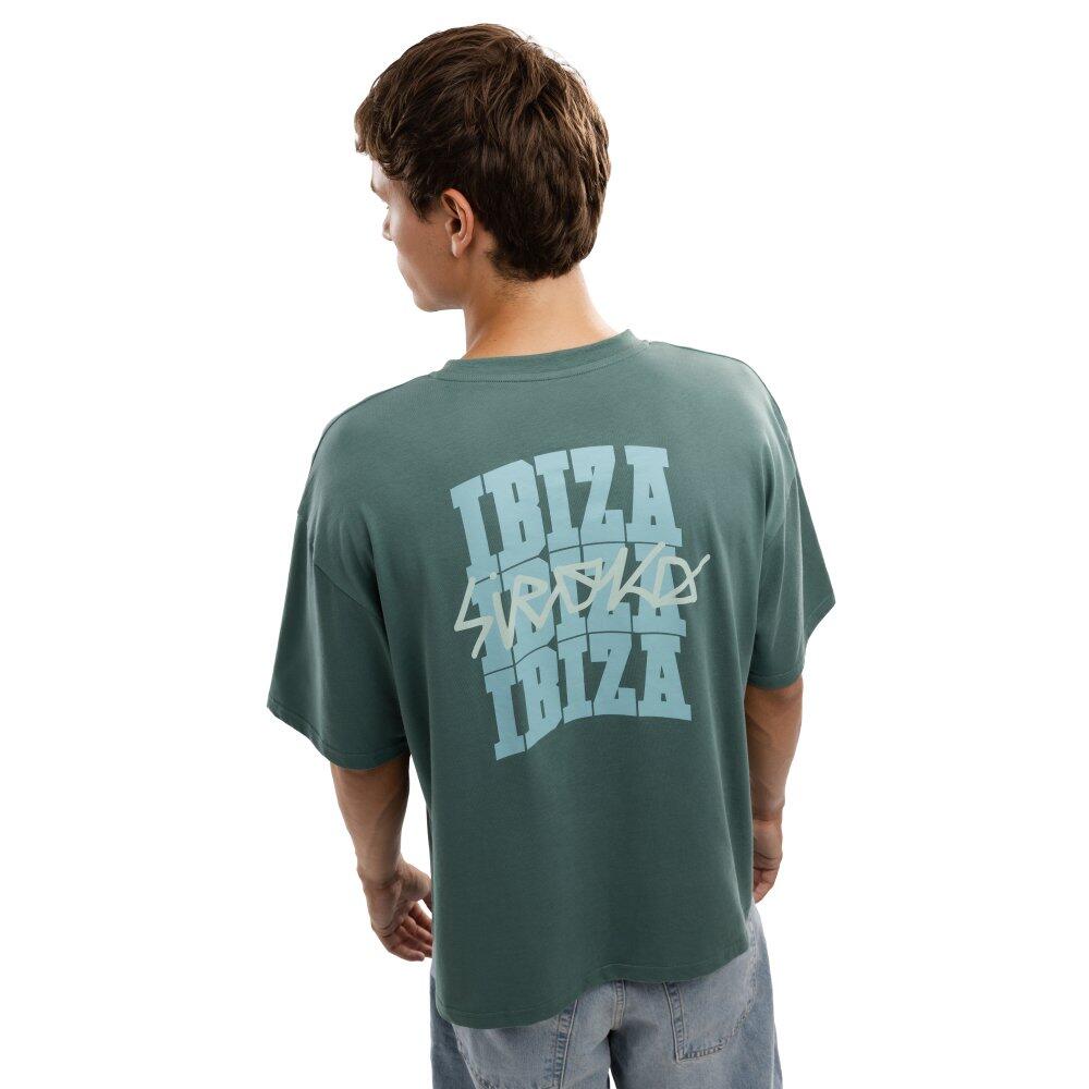 T-shirt ample homme Lifestyle IBZ Ibi Green Vert 2/6