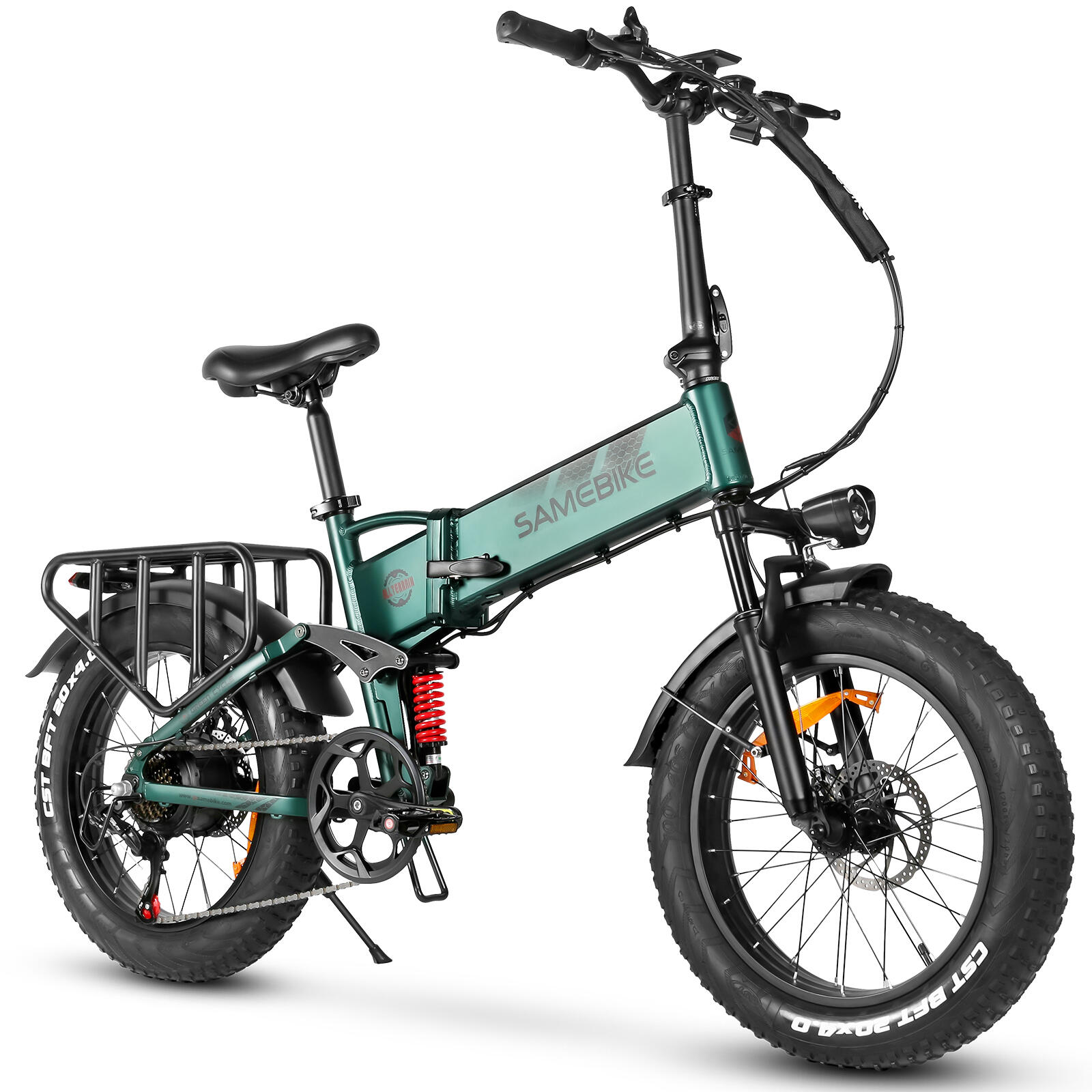 SAMEBIKE Bicicleta Elétrica Dobrável SAMEBIKE RS-A02 Pro com Bateria de 48V15AH
