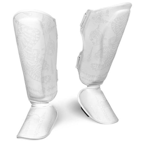Schienbeinschoner Phantom Muay Thai – Weiss – S/M
