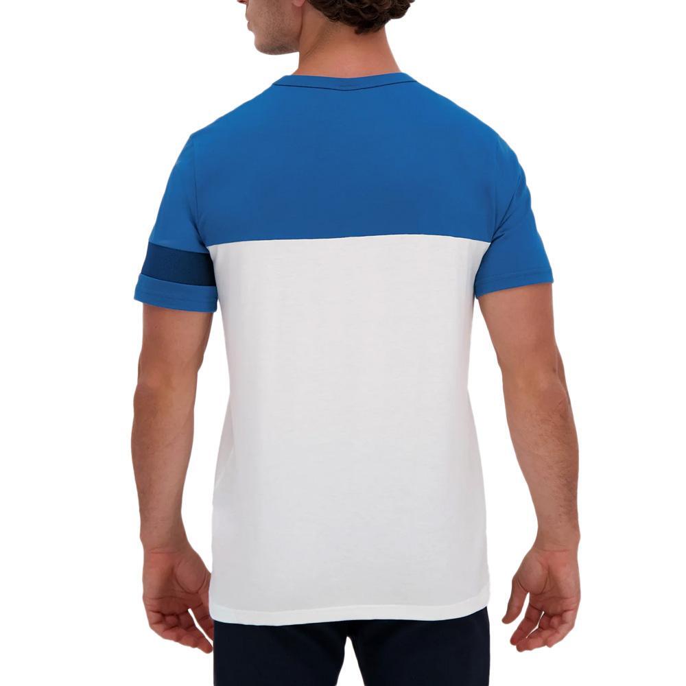 Camiseta Hombre Le Coq Sportif Heritage Blanca/Azul 2/5