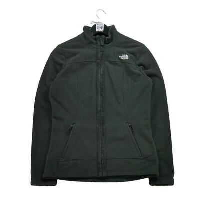 Tweedehands - dames tnf zwarte fleece jas - als nieuw