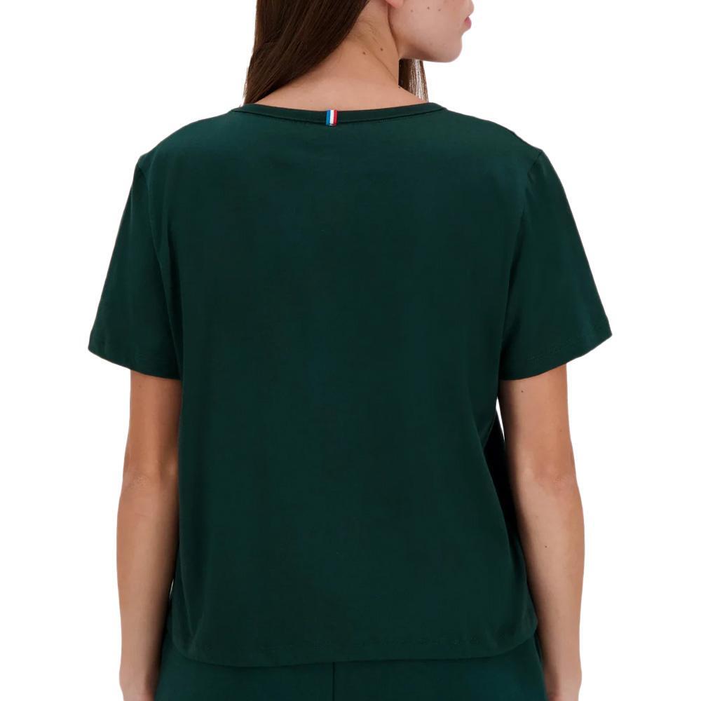 T-Shirt Vert Foncé Femme Le Coq Sportif Contemporain 3/5