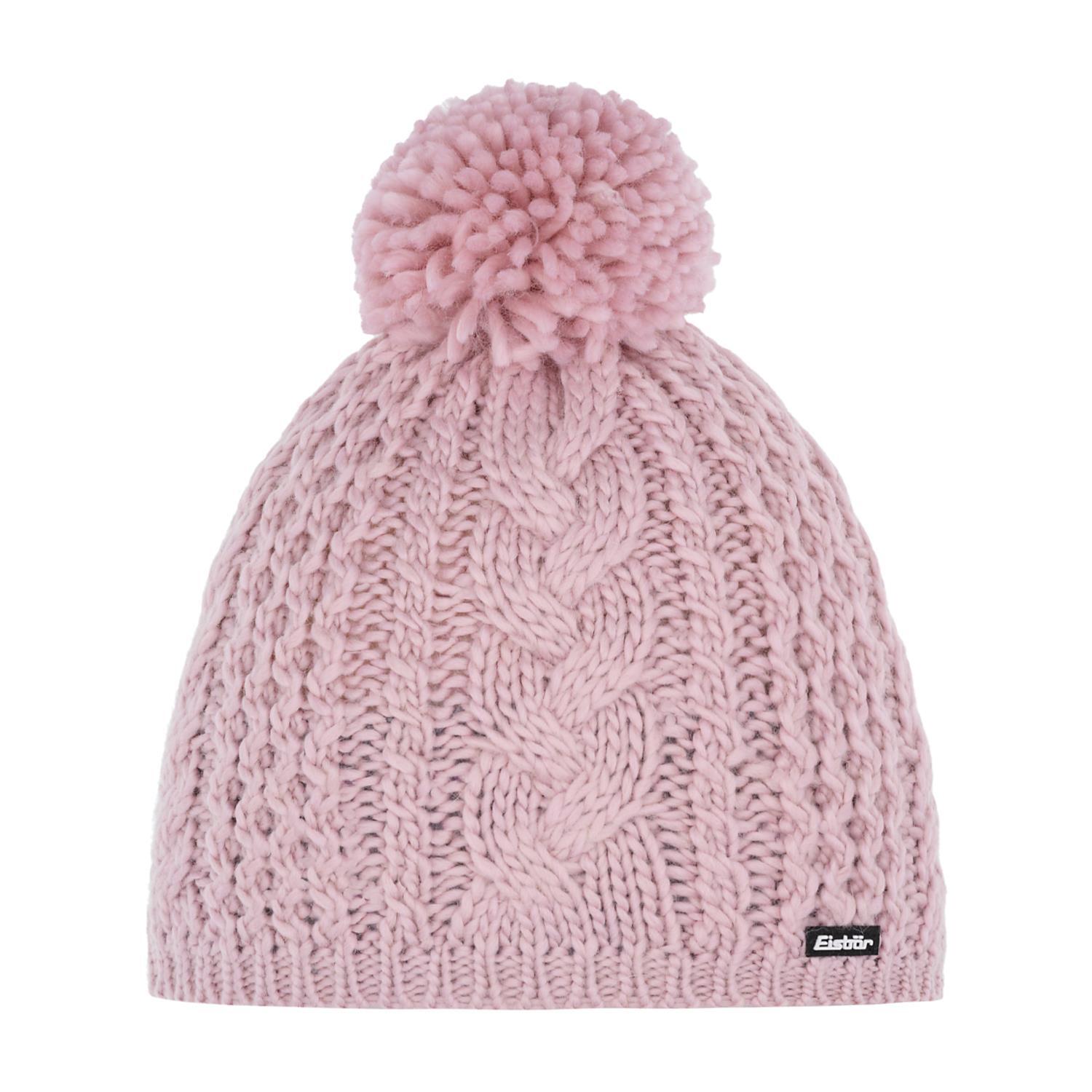 Mütze Afra Bommelmütze Damen Wintermütze Fleece Pompon warm Merino 2/4