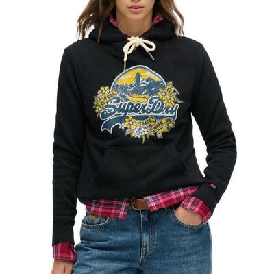 Dames hoodie superdry floral