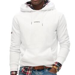 Sweat à Capuche Blanc Homme Superdry Plain Hood
